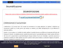 Tablet Screenshot of elettrosmosi.it